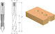 Cms Drill Bit Through Holes Flattened Cylindrical Shank Adjustment Screw D6x27x57.5 Z2 Dr