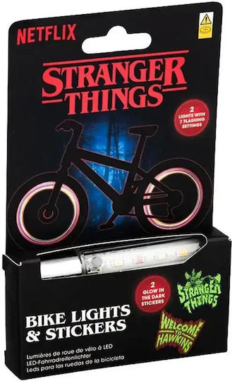 Stranger Things – Fahrradlichter Aufkleber Set 5 LED Stranger Things – Fahrradlichter Aufkleber Set 5 LED