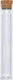 ED Collection Glass Bottle for Wedding Favors Glass Tube with Ribbon for Wedding Favors 15x2.5cm 1pcs