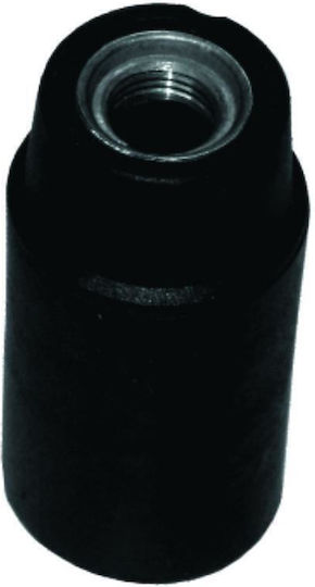 Elvhx Power Socket with Socket E14 in Black color Set 1pcs EL414612