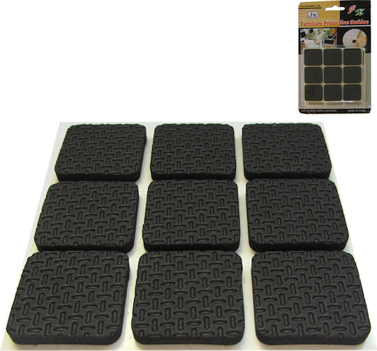 AGC Möbelsocken Quadratische mit Aufkleber 25x25mm 6Stück 30501354