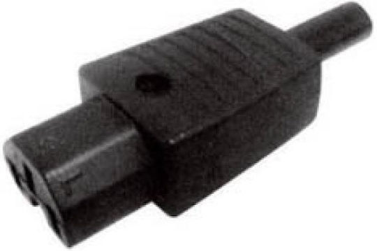 Female Plug Adapter Plug Black XJ-I008B