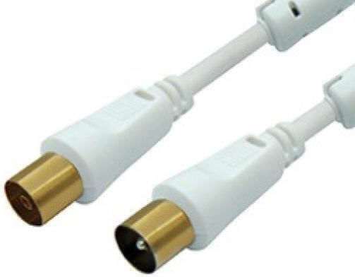 Lancom Καλώδιο Κεραίας Coax male - Coax female Λευκό 1.5m (02.006.0129) 5τμχ