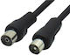 Comp Kabelantenne Koax-Stecker - Koax-Buchse (02.006.0040)