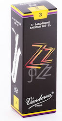 Vandoren Zz Jazz Καλάμια Βαρύτονου Σαξόφωνο Νο. 3 1 τεμ. Καλάμι SR443 3τμχ