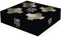 Σετ 100 Ποτηροθήκες Μεταφοράς Καφέ 4 Θέσεων Coffee Roasters