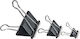 Deli Metallic Clips 32mm Black 12pcs