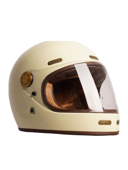 ByCity Roadster III Cream Κράνος Μηχανής Full F...