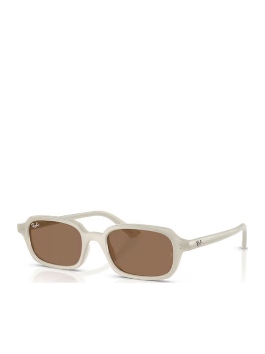Ray Ban Unisex Sunglasses with White Plastic Fr...