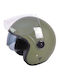 ByCity The City Matt Green Motorcycle Helmet Jet ECE 22.06 with Sunvisor