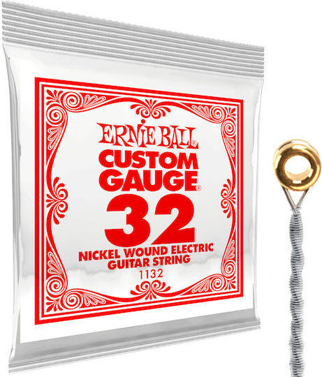 Ernie Ball Single Nickel Wound String for Lute 32" Ball End