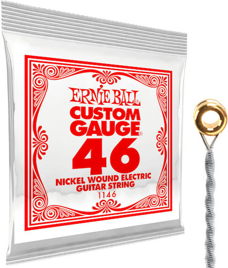 Ernie Ball Single Nickel Wound Mandolin String 46 Inch Ball End