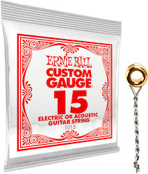Ernie Ball Plain Μονή Χορδή Steel Ball End Ernie Ball Plain Μονή Χορδή Steel Ball End