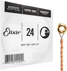 Elixir Nanoweb Single Phosphor Bronze Lute Stri...