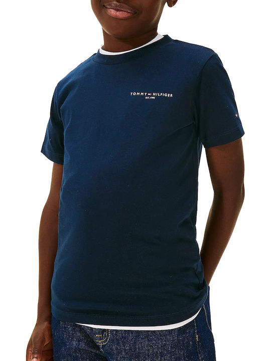 Kids' Shirt Short Sleeve Dark Night Navy