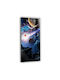 Tulup Leise Wanduhr Glas Mehrfarbig 30x60cm