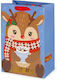 Legami Milano Hot Cocoa Paper Christmas Bag for Gift Multicolored 10x6.5x15cm.