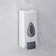Dozator manual de săpun lichid Vog Arths 350 ml montat pe perete alb