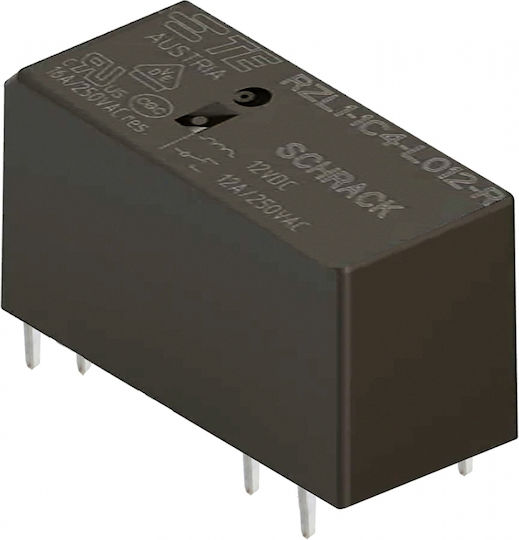Relay Mini 1P 12V DC 12A RZL1-1C4-L012-R TYC