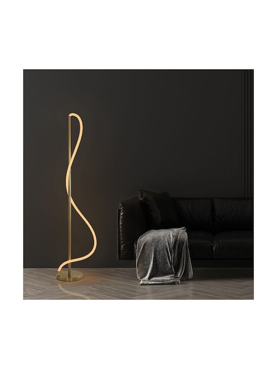 kelvo Glow LED Φωτιστικό Δαπέδου Υ160εκ. Χρυσό kelvo Glow LED Φωτιστικό Δαπέδου Υ160εκ. Χρυσό