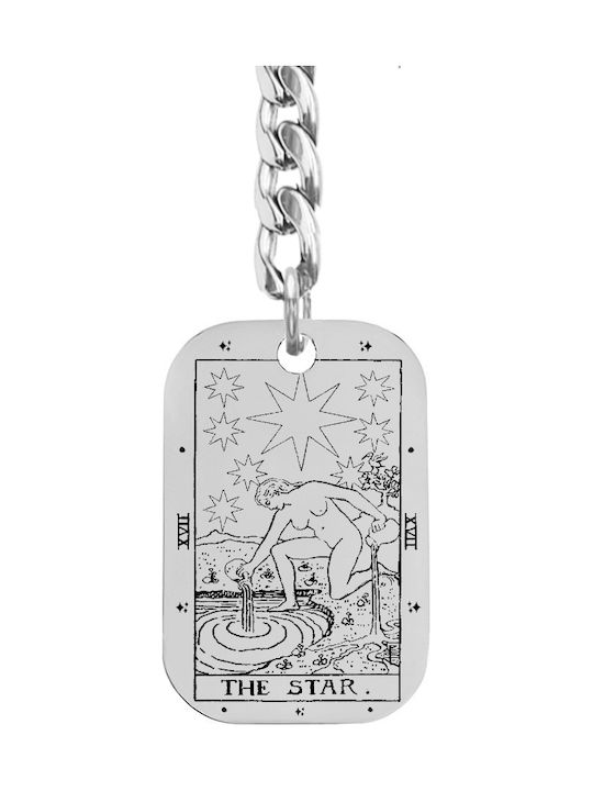 Jt Handmade Steel Keychain Charm 2026 Tarot Card
