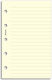 Filofax Ersatzblöcke Geregelt Beige