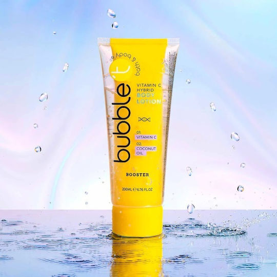 Bubble T Feuchtigkeitsspendende Lotion Körperpflege mit Duft Kokosnuss für Trockene Haut 150ml