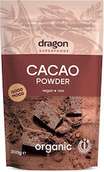 Dragon Superfoods Bio Cacao sub formă de Pulbere 200gr Dragon Superfoods Bio Cacao sub formă de Pulbere 200gr
