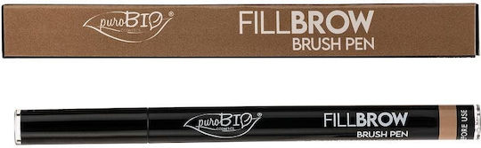 puroBio Cosmetics Waterproof Eyebrow Pen Brush in Blonde Shade 0.7ml
