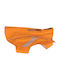 Flamingo Orange Waterproof Dog Coat with 45cm Back Length
