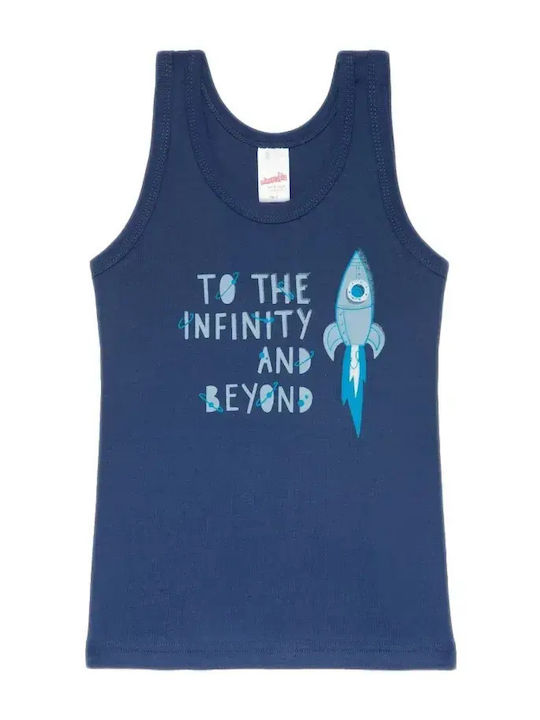 Minerva Rocket Kids' Undershirt Tank Top Indigo