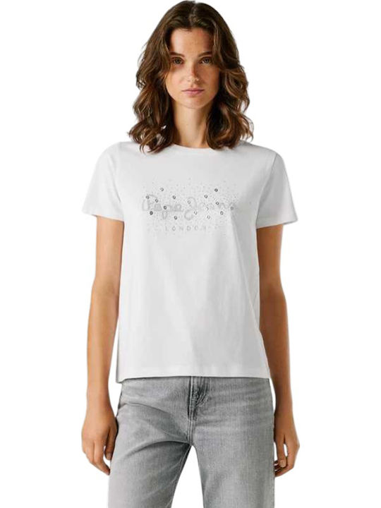 Pepe Jeans Γυναικείο T-shirt White