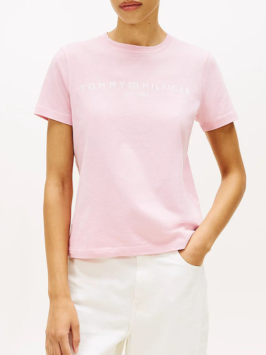 Tommy Hilfiger Γυναικείο T-shirt Light Pink