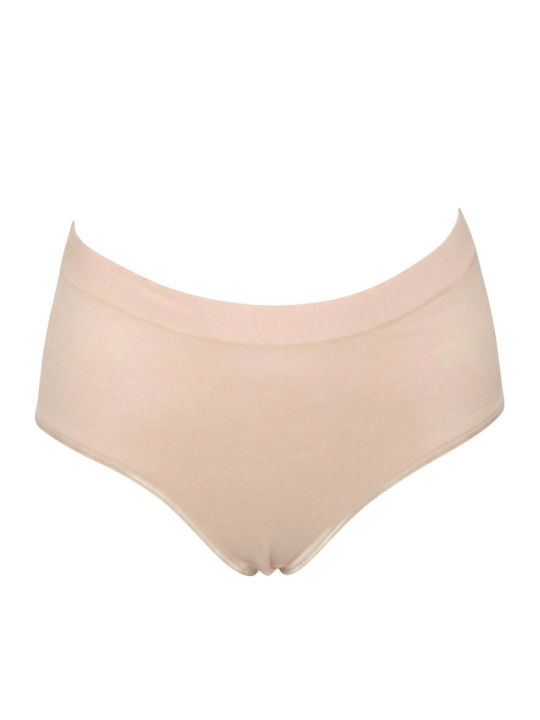 High-waisted Women's Slip Beige