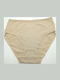 Cotton Women's Briefs Beige