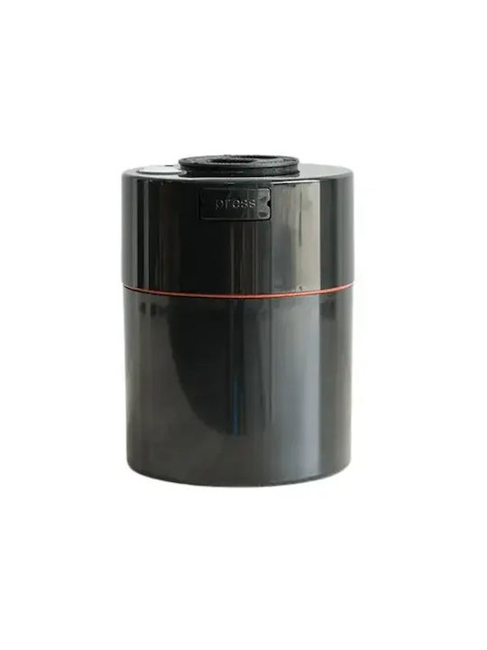 Tightvac Vase Coffee with Airtight Lid Glass Black