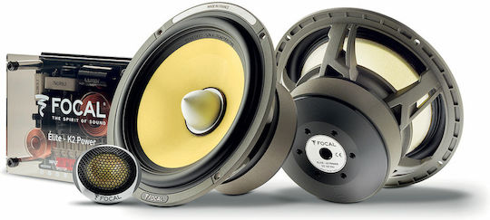 Focal ES 165K2 Slim Evo Σετ Ηχεία Αυτοκινήτου με 70W RMS (2 Δρόμων)