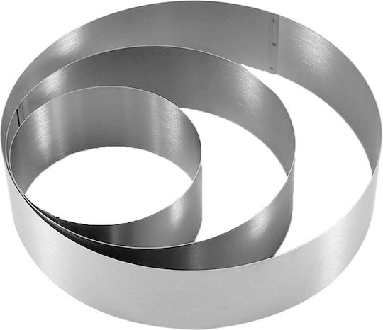 Pufo Metallische Kuchenringe Kuchenlagen Gebäck Silber Langlebig Einfach Zu Verwenden Pufo Metallische Kuchenringe Kuchenlagen Gebäck Silber Langlebig Einfach Zu Verwenden