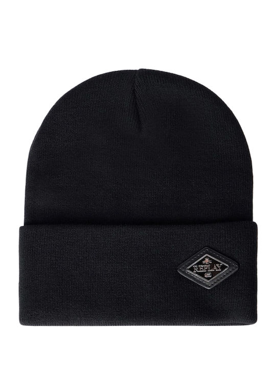 Beanie Ανδρικός Σκούφος Πλεκτός σε Μαύρο χρώμα