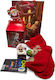 Secret Santa Package Christmas Gift Set Sock Glass Ball Calendar Lollipop