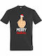 Unisex T-shirt "Merry Christmas Funny Middle Finger" Dunkelgrau