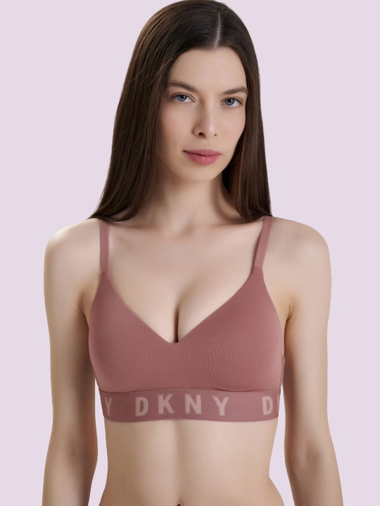 DKNY Women's Push Up Sports Bra Rosewood
