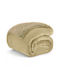Ehome Fleece Blanket Double 220x240cm Beige Double Flannel Sherpa Blanket 220x240 Beige KP106