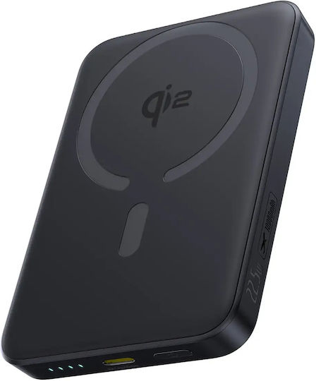 Baseus EnerFill FM12 MagSafe Qi2 Външна Батерия 10000mAh 22.5W Power Delivery Черна