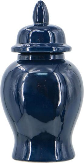 Artekko Vase Keramik Melania Blau 16xH31cm