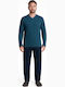 Relax Anatomic Men's Winter Pajama Pants Petrol blue