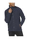 Men's Fleece Cardigan Navy Blue