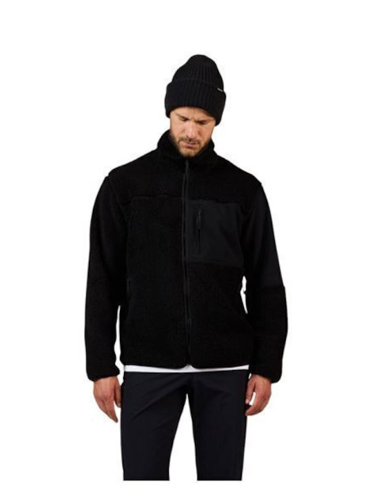 Men's Fleece Jacket Sherpa Black