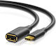 Sentivus Cablu Otg Usb 2.0 Usb-c Mascul Usb-a Femelă 0.1m Se-u206-010