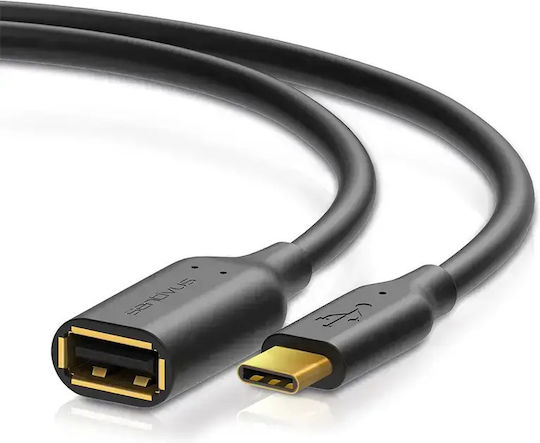 Sentivus Cablu Otg Usb 2.0 Usb-c Mascul Usb-a Femelă 0.1m Se-u206-010